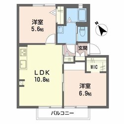 メゾンソレイユBの物件間取画像